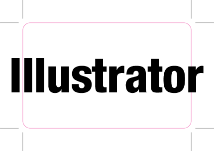 Plastikkarten Druckvorlage als Illustrator-Datei