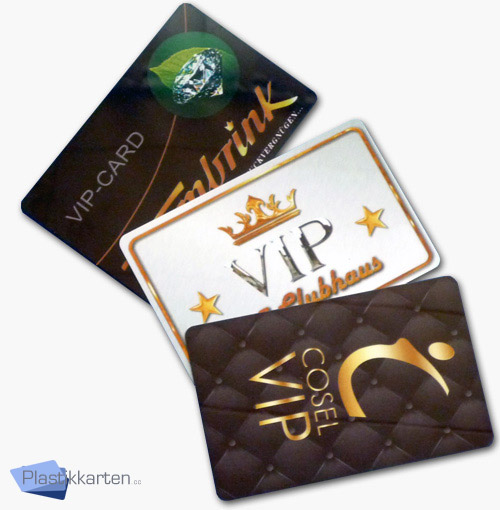 VIP-Karten aus PVC